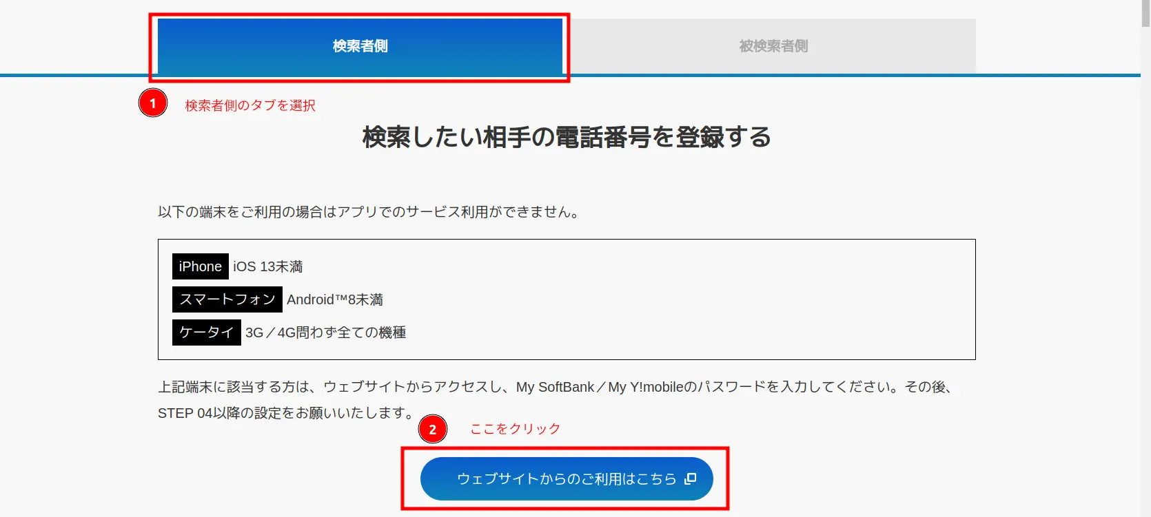 位置ナビウェブサイト